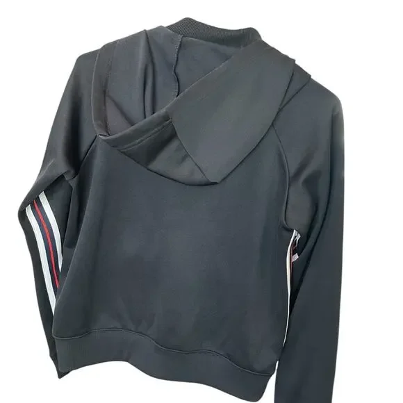 Nike Zip Hoodie Black/Red Trim Women’s Sz S Athleisure Streetwear Layer EUC - Picture 4 of 7